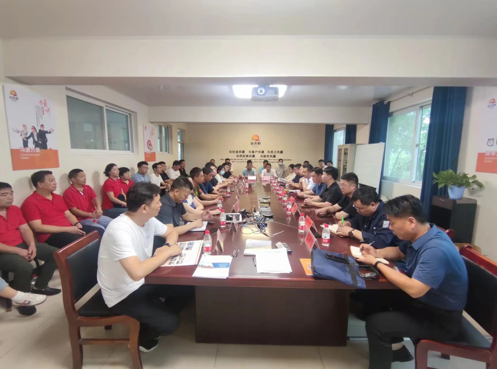 延津縣2023年工貿(mào)企業(yè)防汛應(yīng)急演練在我司舉行！
